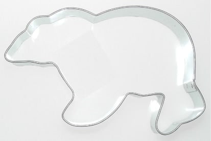 Fox Run 3" Polar Bear Cookie Cutter by Kitchen Niche