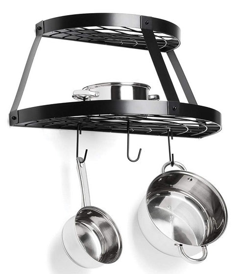 Fox Run 2-Shelf Carbon Steel Pot Rack by Kitchen Niche