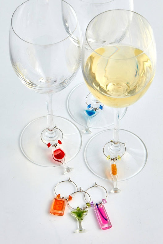 Prodyne Cocktail Stemware Charms Set of 6 by Kitchen Niche