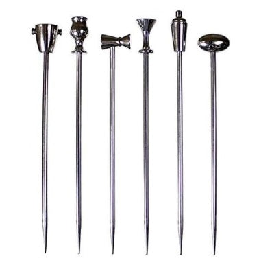Prodyne Legacy Stainless Steel Martini Picks Set of 6 by Kitchen Niche