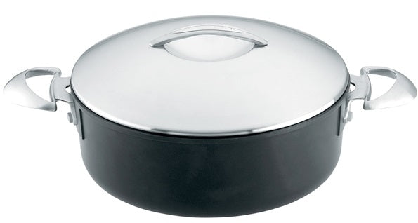 Scanpan Professional 5.25L Covered Low Sauce Pot by Kitchen Niche