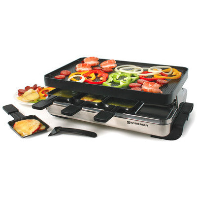 Swissmar 8 Person Stelvio Raclette Grill by Kitchen Niche