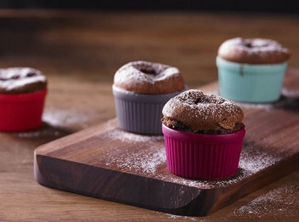 Trudeau Set of 4 Silicone Ramekins by Kitchen Niche