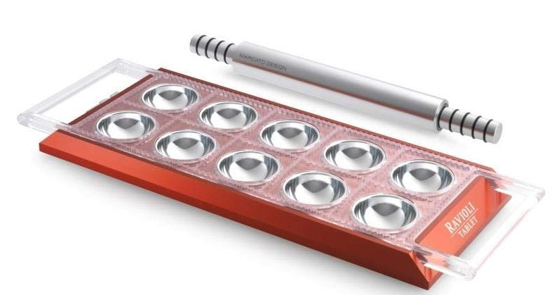 Marcato Red Ravioli Tablet Ravioli Maker by Kitchen Niche