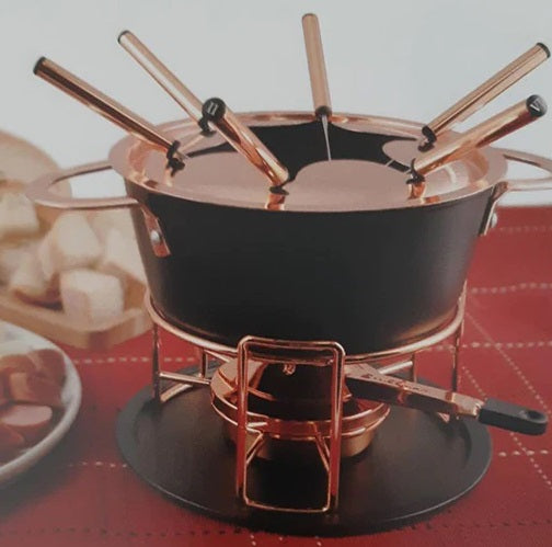 Swissmar Realp Cast Aluminum 3 in 1 Fondue Set by Kitchen Niche