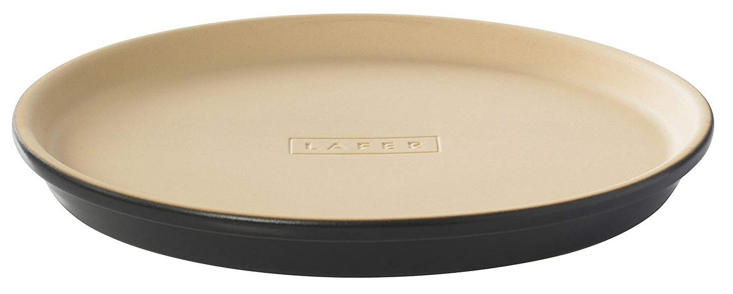 Romertopf Lafer BBQ Pizza & Grilling Dish with Unglazed Surface by Kitchen Niche