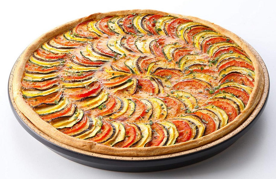 Romertopf Lafer BBQ Pizza & Grilling Dish with Nibs by Kitchen Niche