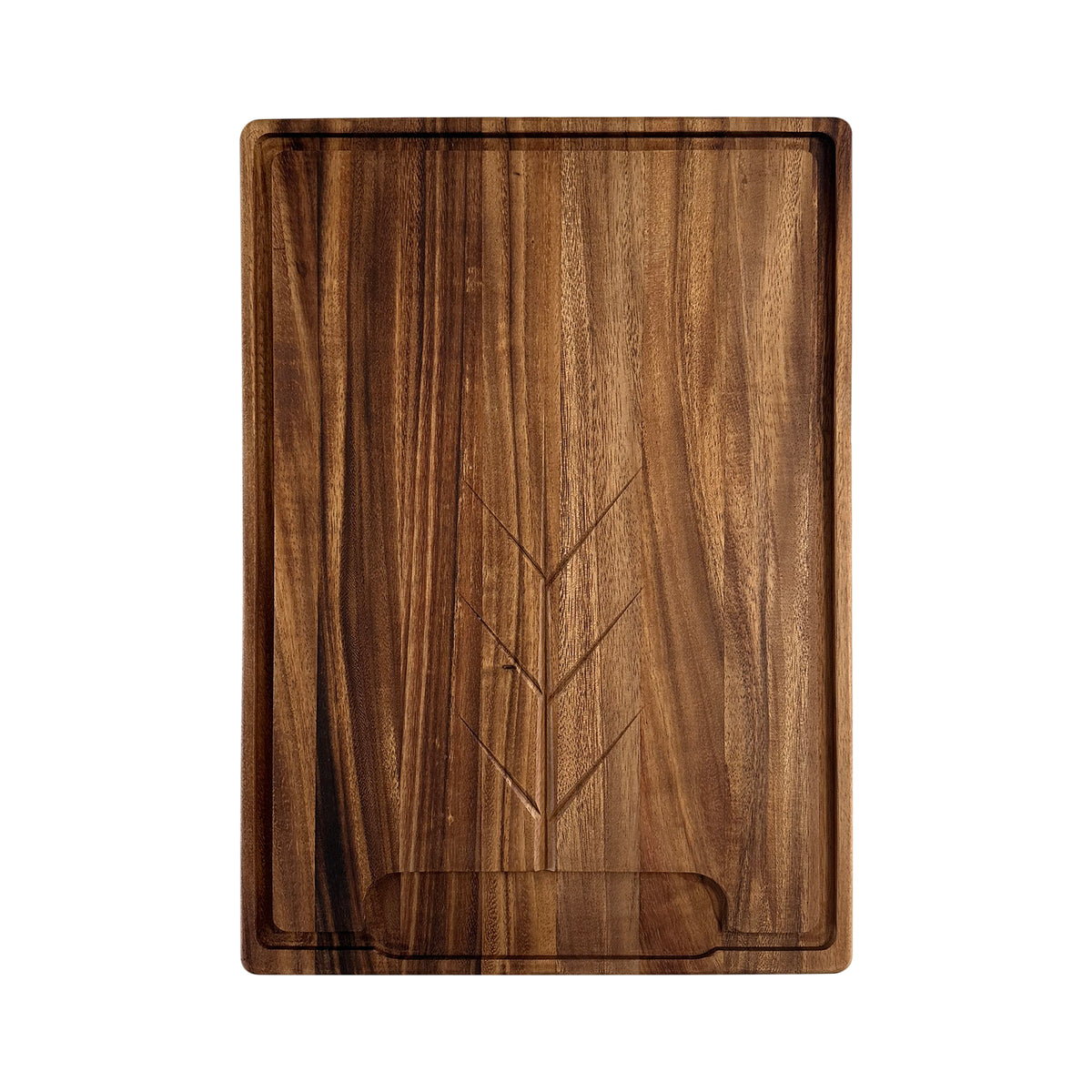 Ironwood Osterbotten Rectangular Acacia Wood Carving Board with Juice Groove
