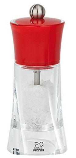 Peugeot Molene Red 14cm Salt Mill by Kitchen Niche