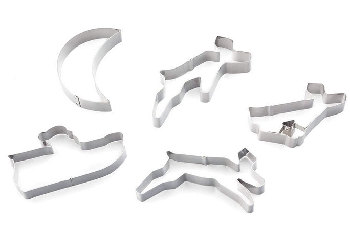 Fox Run Santa's Sleigh Cookie Cutter Set by Kitchen Niche