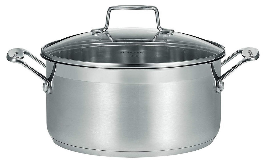 Scanpan Impact 4.8 L Stainless Steel Dutch Oven by Kitchen Niche