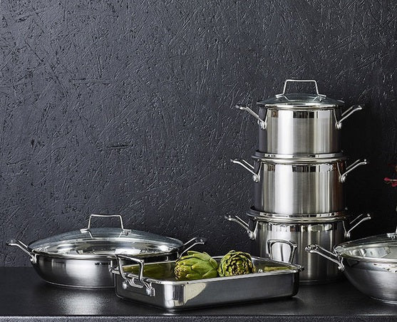 Scanpan Impact Stainless Steel Roasting Pan with Rack by Kitchen Niche