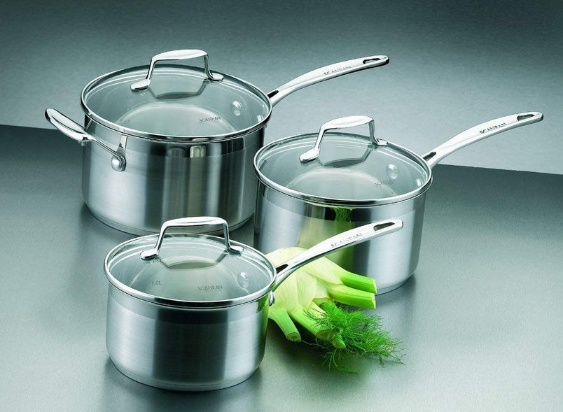 Scanpan Impact 1.2 L Stainless Steel Sauce Pan by Kitchen Niche