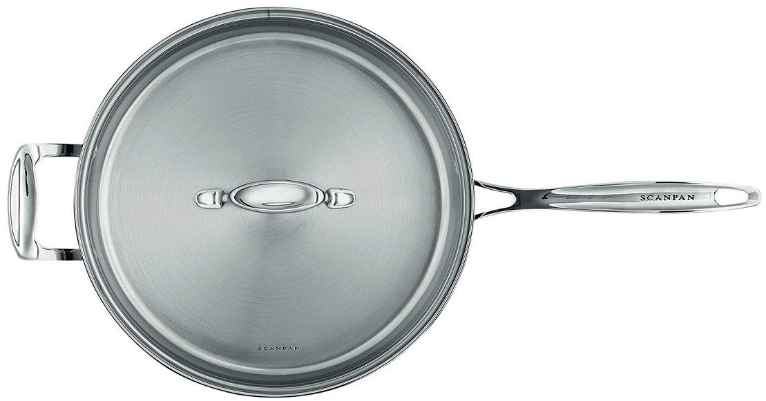 Scanpan Impact 11" Stainless Steel Saute Pan with Lid by Kitchen Niche