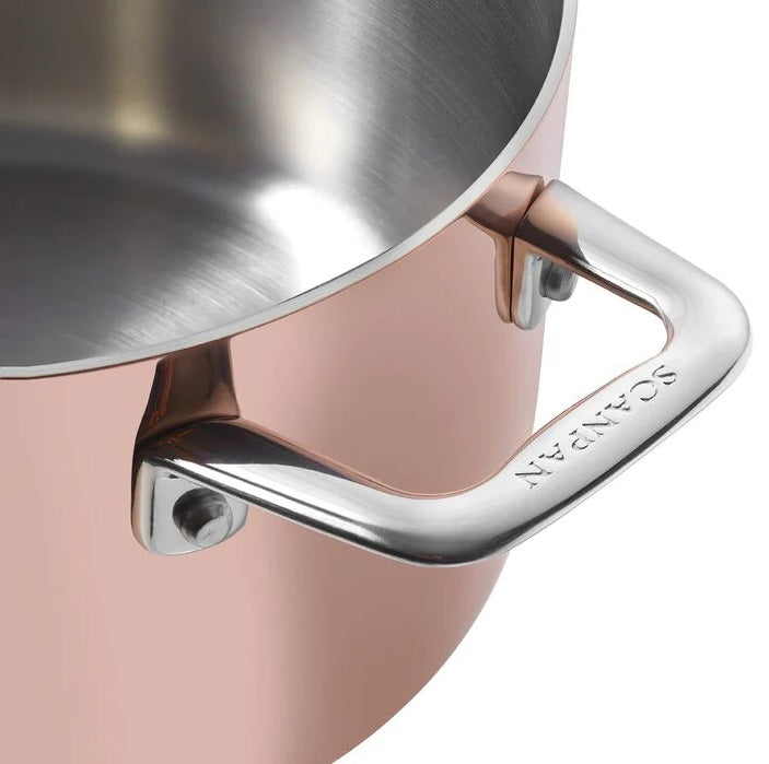 Scanpan Maitre D'Induction Copper Dutch Oven 3.5L / 3.7qt by Kitchen Niche
