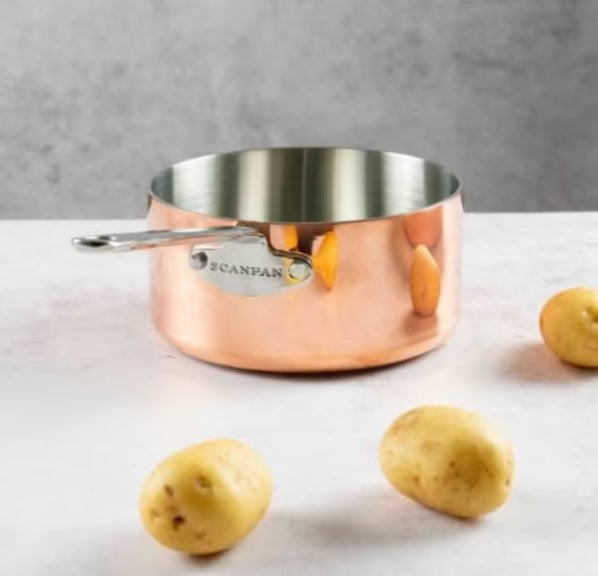 Scanpan Maitre D'Induction Copper Saucepan 1.5L / 1.6qt by Kitchen Niche