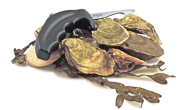 Shucker Paddy Black Original Oyster Knife by Kitchen Niche