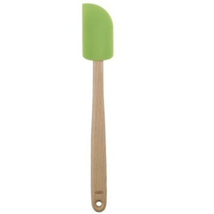Wooden Silicone Spatula Key Lime 13&quot; by Kitchen Niche