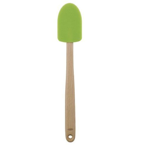 Wooden Silicone Spoon Spatula Key Lime by Kitchen Niche