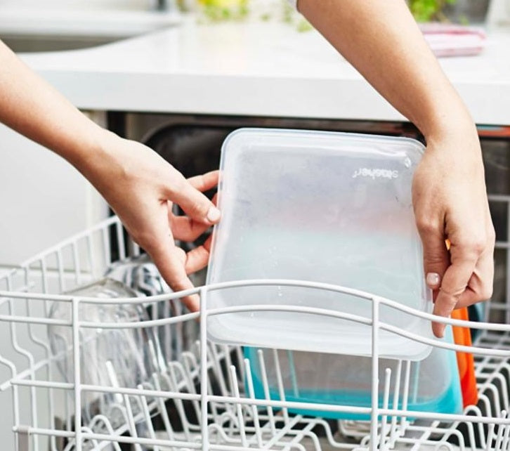 Stasher Reusable Sandwich Bag Aqua by Kitchen Niche