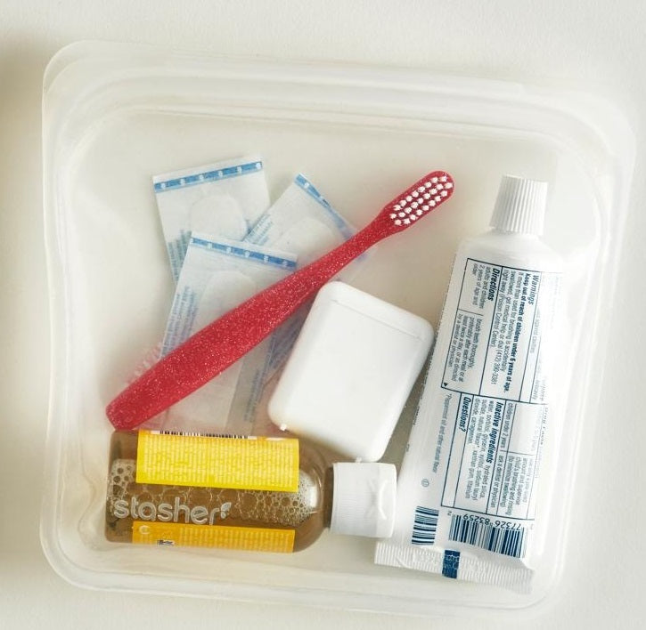 Stasher Reusable Sandwich Bag Clear by Kitchen Niche