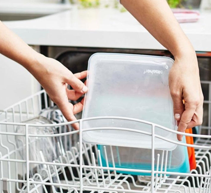 Stasher Reusable Sandwich Bag Clear by Kitchen Niche