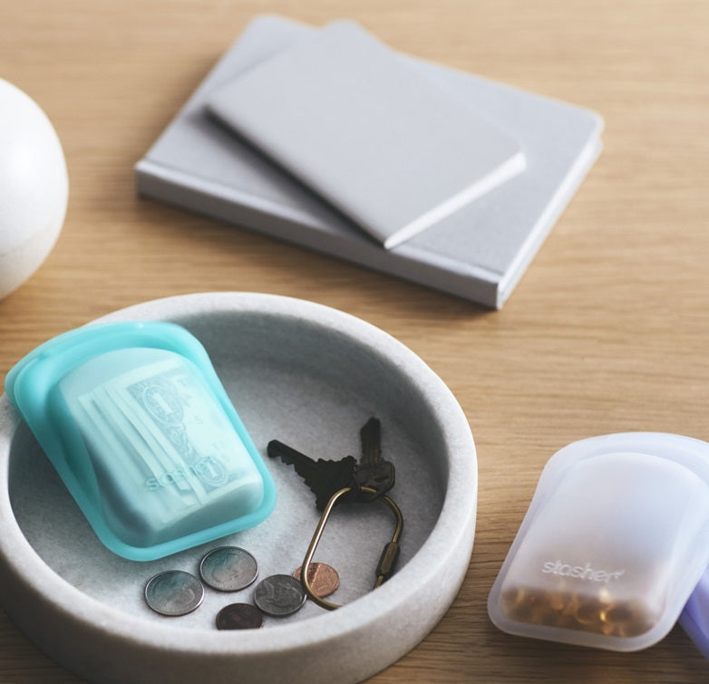 Stasher Set of 2 Reusable Pocket Bags by Kitchen Niche