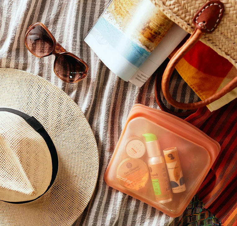 Stasher Reusable Sandwich Bag Coral by Kitchen Niche