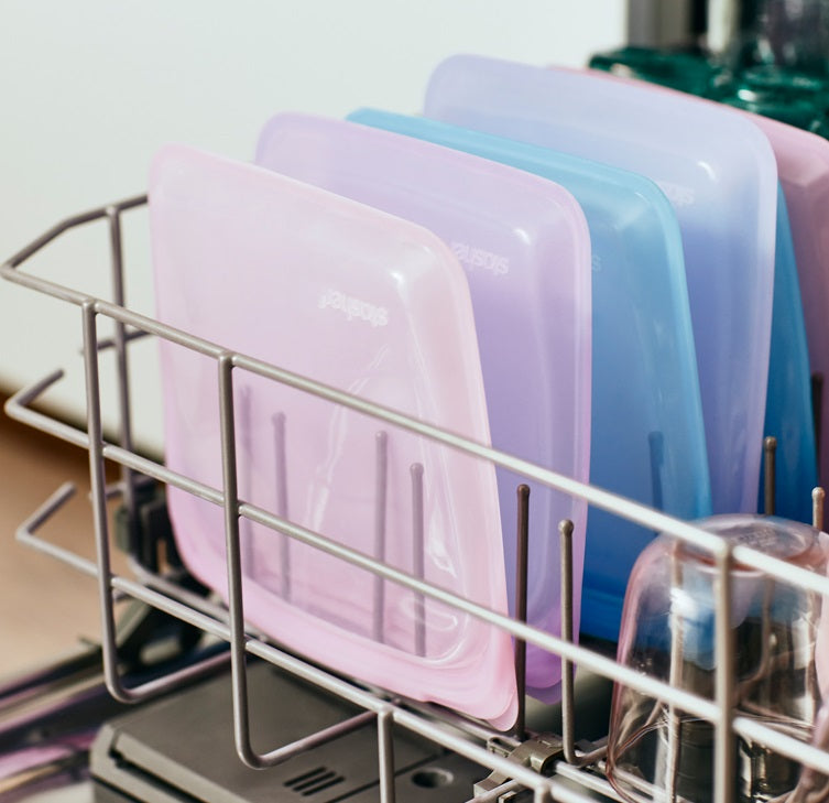 Stasher Reusable Sandwich Bag Rainbow Purple by Kitchen Niche