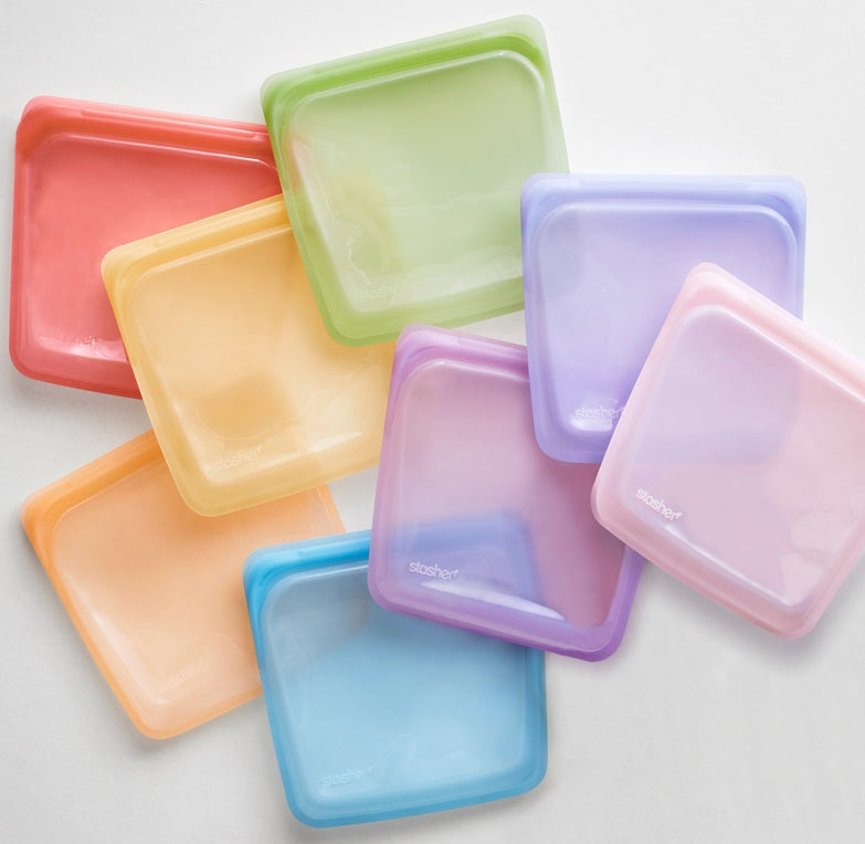 Stasher Reusable Sandwich Bag Rainbow Purple by Kitchen Niche