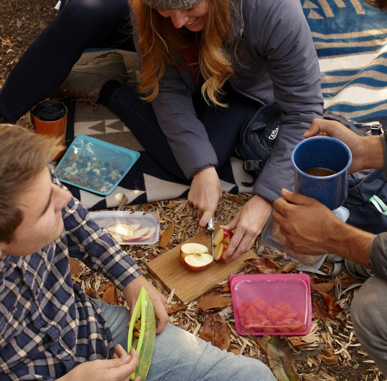Stasher Reusable Sandwich Bag Raspberry by Kitchen Niche
