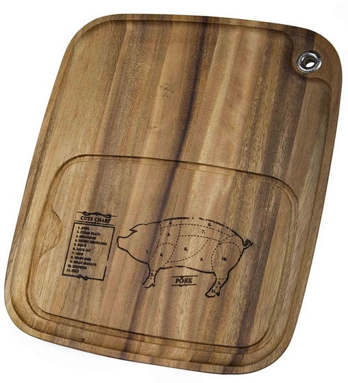 Ironwood Pig Barbecue Plate by Kitchen Niche