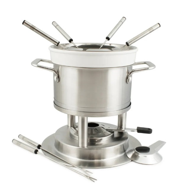 Swissmar Basel 3 in 1 Cheese, Meat &amp; Chocolate Fondue Set by Kitchen Niche