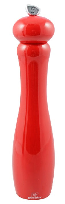 Swissmar Belle 27cm Red Lacquer Salt Mill by Kitchen Niche
