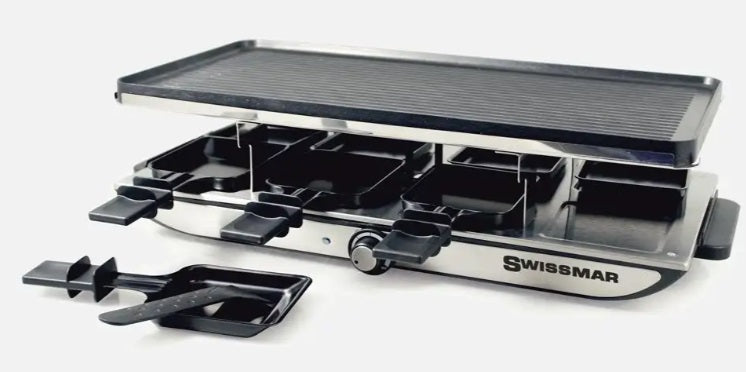 Swissmar 8 Person Geneva Raclette Grill by Kitchen Niche