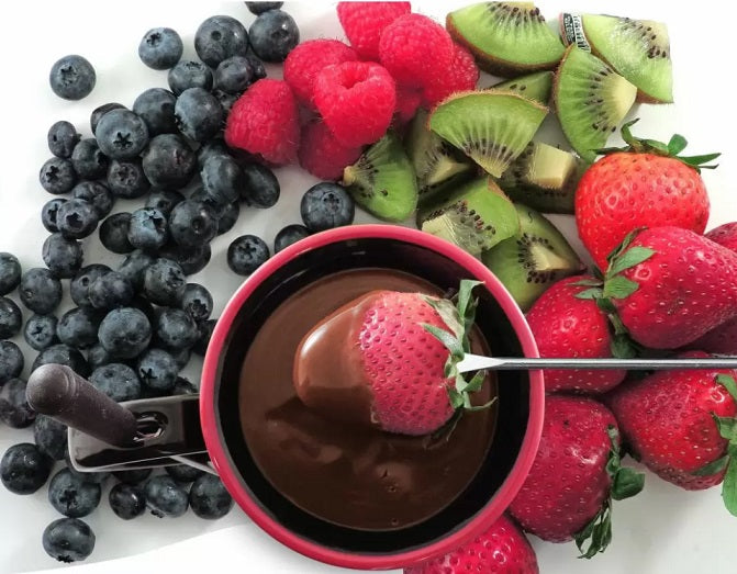 Swissmar Black Indulge Chocolate Fondue Mug Set by Kitchen Niche