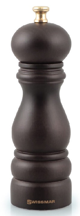 Swissmar Munich 18cm Chocolate Wood Pepper Mill by Kitchen Niche