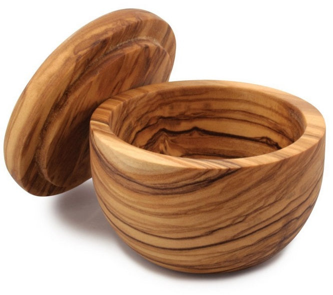 Swissmar Napoli Olive Wood Salt Keeper by Kitchen Niche