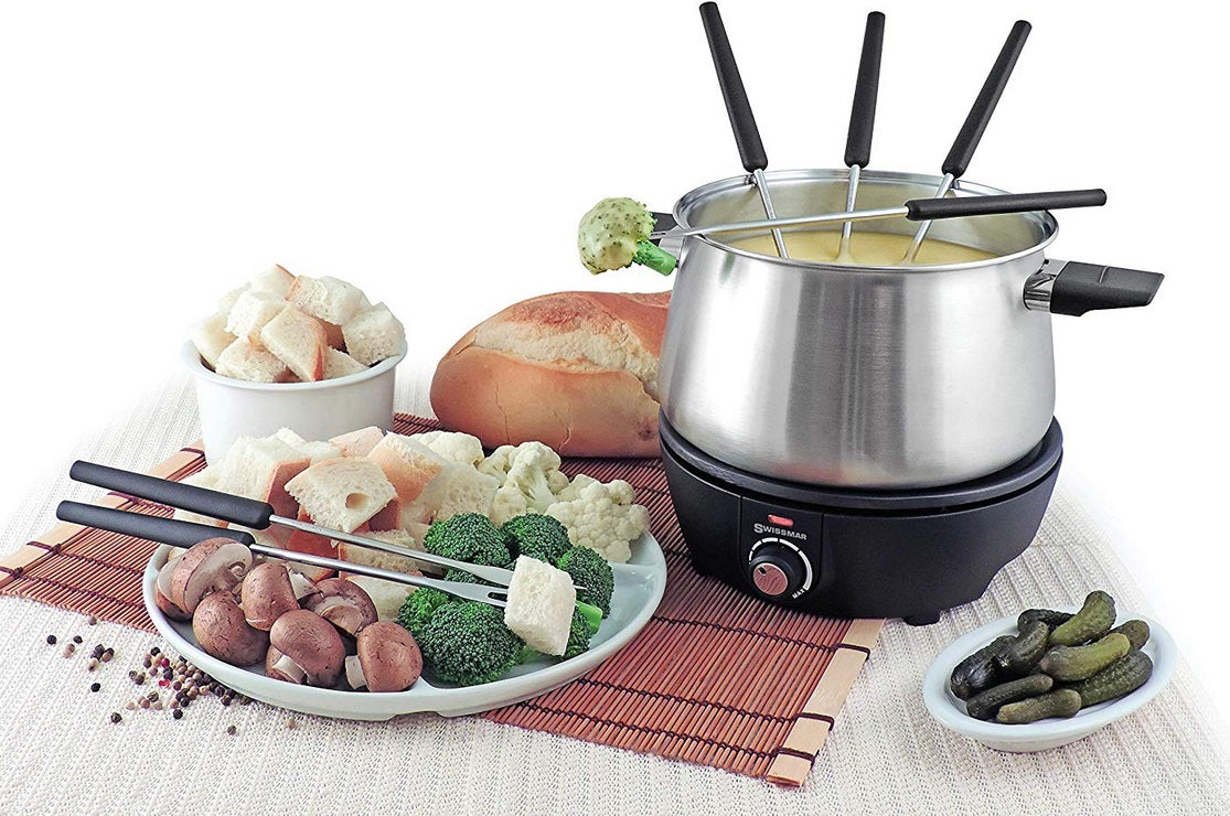 Swissmar Olten Electric Meat &amp; Cheese Fondue Set by Kitchen Niche
