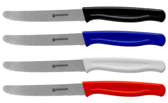 Swissmar Black Serrated Utility & Tomato Knife Swissmar by Kitchen Niche
