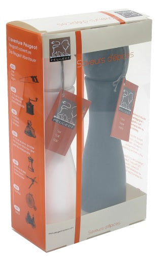 Peugeot Tahiti 20cm Black Pepper & White Salt Mill Set by Kitchen Niche