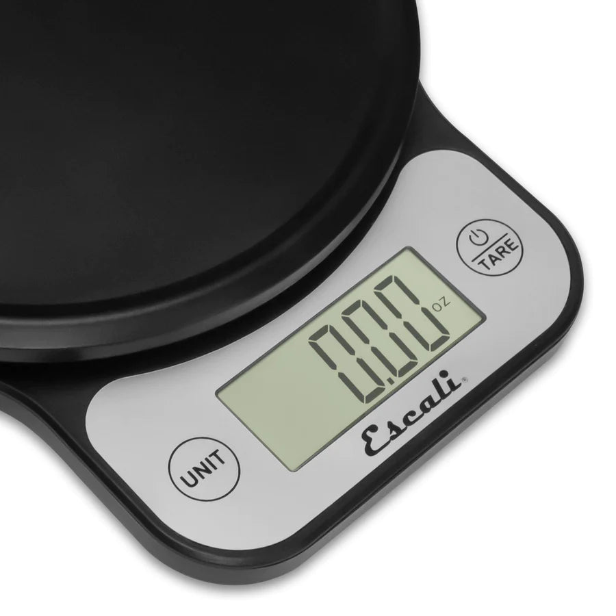 Escali Telero Black Digital Kitchen Scale by Kitchen Niche