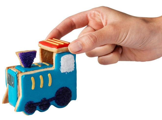 Chef'n 3D Train House Cookie Cutter & Stencil Set by Kitchen Niche