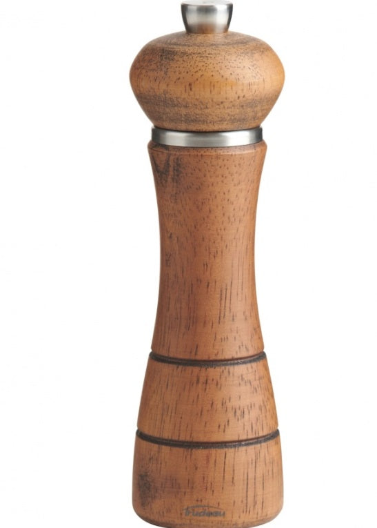 Trudeau Bristol Vintage Salt Mill Wood 7" by Kitchen Niche