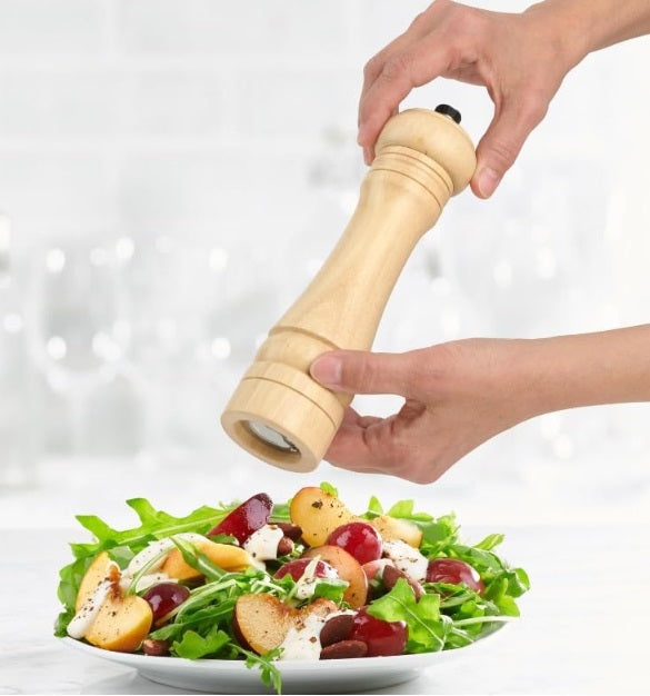 Trudeau Capri Pepper Mill & Salt Mill Set – 8" by Kitchen Niche