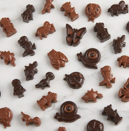 Trudeau Set of 2 Silicone Dinosaur Shaped Chocolate Molds by Kitchen Niche