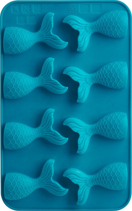 Trudeau Set of 2 Silicone Mermaid Shaped Chocolate Molds by Kitchen Niche