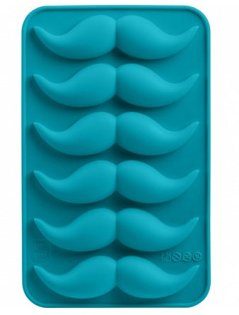 Trudeau Set of 2 Silicone Mustache Shaped Chocolate Molds by Kitchen Niche