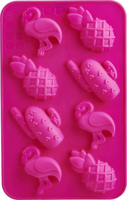 Trudeau Set of 2 Silicone Tropical Shaped Chocolate Molds by Kitchen Niche