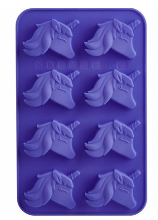 Trudeau Set of 2 Silicone Unicorn Shaped Chocolate Molds by Kitchen Niche